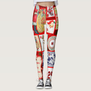 kerstillustraties  feestdag leggings