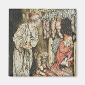 kerstillustraties magneet (Voorkant)