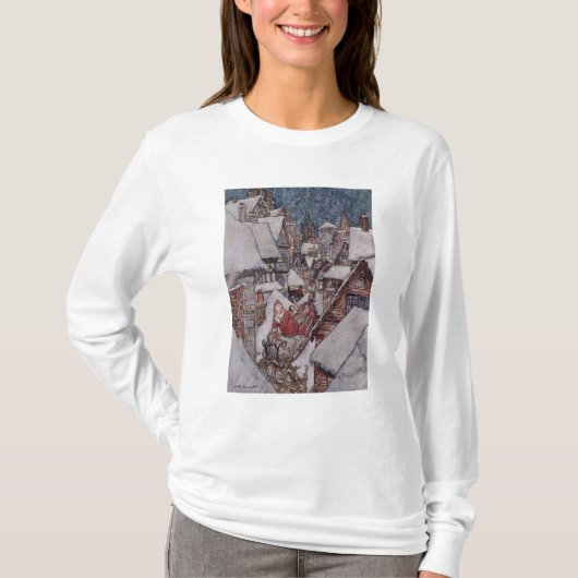 kerstillustraties t-shirt (Voorkant)