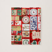 Kerstillustraties Vintage Kerstpret Legpuzzel (Verticaal)