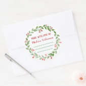 kerstinblikken |Homemade Jam of Pickles Ronde Sticker (Envelop)