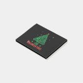 kerstingenieur, boomwerktechniek post-it® notes (Schuin)