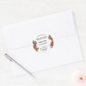 Kerstingrediënt handgemaakte zeep Label (Envelop)