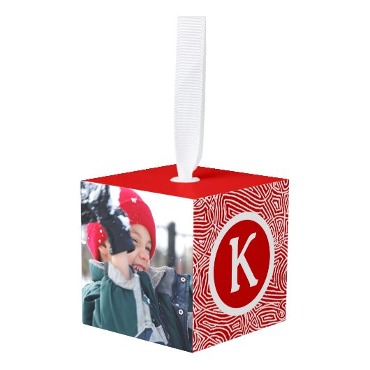 kerstInitiaal Decoratie (Voorkant hoekig)
