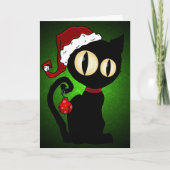 "kerstinkblot"-kaart feestdagen kaart (Voorkant)