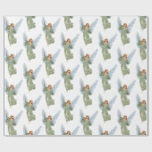 kerstinkerkpapier cadeaupapier (Vlak)