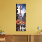 Kerstinkopen in Parijs Canvas Afdruk (Insitu (Woonkamer))