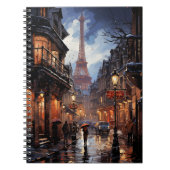 Kerstinkopen in Parijs Notitieboek (Voorkant)