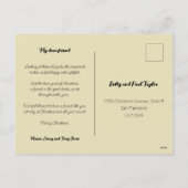 Kerstinkopen met de Portugese Haan Feestdagenkaart (Achterkant)