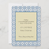 Kerstinkopen met de Portugese Haan Kaart (Achterkant)