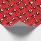 kerstinkt cadeaupapier (Hoek)