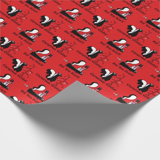 kerstinkt cadeaupapier (Hoek)