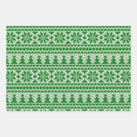 kerstinkt met papierverzameling inpakpapier vel (Voorkant 3)