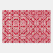 kerstinkt met papierverzameling inpakpapier vel (Voorkant)