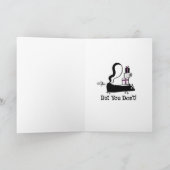 kerstinktfeestkaart feestdagen kaart (Binnen)