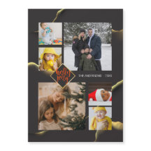 kerstinky Abstract Black Holly Jolly Foto