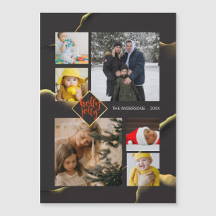 kerstinky Abstract Black Holly Jolly Foto