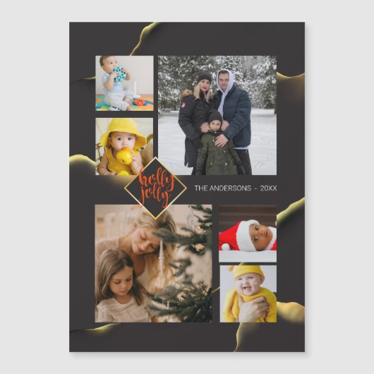 kerstinky Abstract Black Holly Jolly Foto (Voorkant)