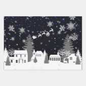 kerstinpakken papier inpakpapier vel (Voorkant 2)