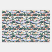 kerstinpakken papier inpakpapier vel (Voorkant 2)