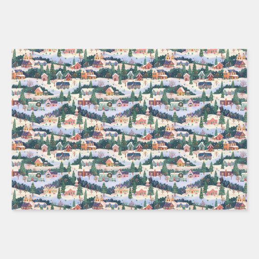 kerstinpakken papier inpakpapier vel (Voorkant 2)