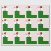 kerstinpakpapier cadeaupapier (Vlak)