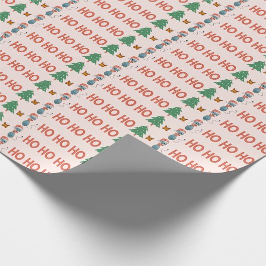 kerstinpakpapier cadeaupapier (Hoek)