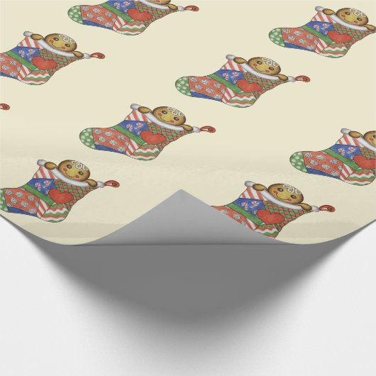 kerstinpakpapier cadeaupapier (Hoek)