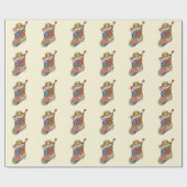 kerstinpakpapier cadeaupapier (Vlak)