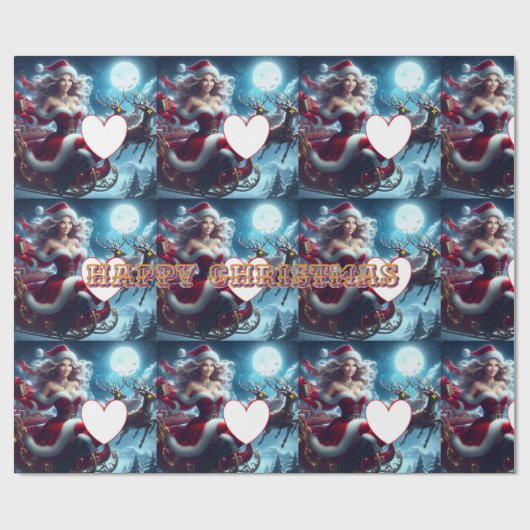 kerstinpakpapier cadeaupapier (Vlak)