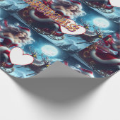 kerstinpakpapier cadeaupapier (Hoek)