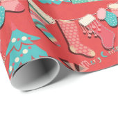 kerstinpakpapier cadeaupapier (Rol Hoek)