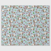 kerstinpakpapier cadeaupapier (Vlak)