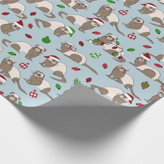 kerstinpakpapier cadeaupapier (Hoek)