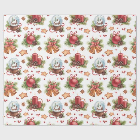  kerstinpakpapier cadeaupapier (Vlak)