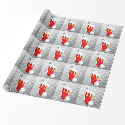 kerstinpakpapier. cadeaupapier (Uitgerold)