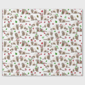 kerstinpakpapier cadeaupapier (Vlak)