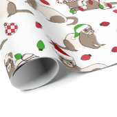 kerstinpakpapier cadeaupapier (Rol Hoek)