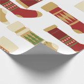 kerstinpakpapier cadeaupapier (Hoek)
