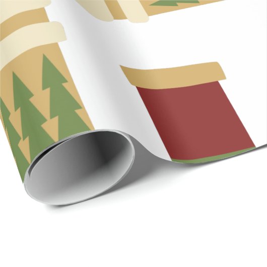 kerstinpakpapier cadeaupapier (Rol Hoek)