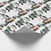 kerstinpakpapier, Camo Kerstmis Cadeaupapier (Hoek)