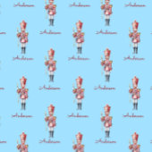 Kerstinpakpapier gepersonaliseerde notenkraker cadeaupapier