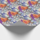 Kerstinpakpapier Happy Reindeer - Grappig Cadeaupapier (Hoek)