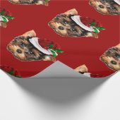 kerstinpakpapier in Terrier Terrier Cadeaupapier (Hoek)