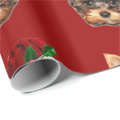 kerstinpakpapier in Terrier Terrier Cadeaupapier (Rol Hoek)