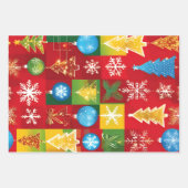 kerstinpakpapier | one-of-a-kind papier inpakpapier vel (Voorkant)