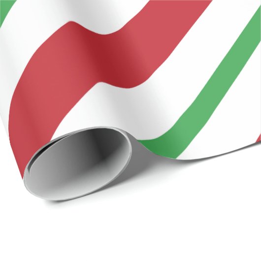 Kerstinpakpapier - Rood, Wit & Groen Cadeaupapier (Rol Hoek)