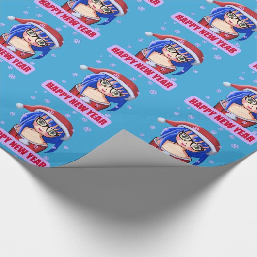 Kerstinpakpapier Sinterklaas, anime Cadeaupapier (Hoek)