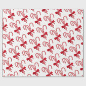 kerstinpakpapier — snoepsnoepsnoeren cadeaupapier (Vlak)