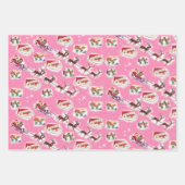  kerstinpakpapier uit de jaren zestig inpakpapier vel (Voorkant 2)